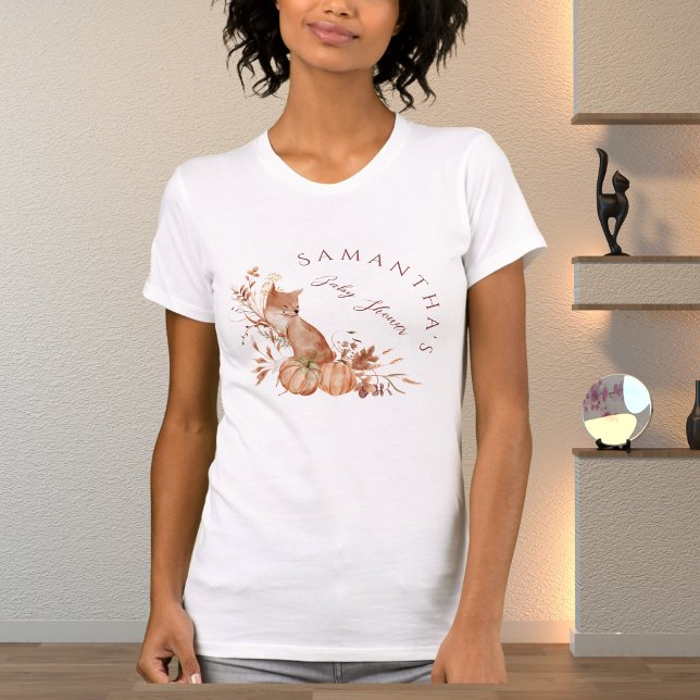 Camiseta Cozy Autumn Woodland Fox Pumpkin (Subido por el creador)