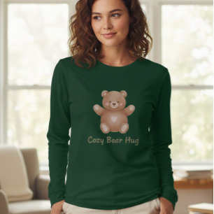 Camiseta Cozy Bear Hug Long Sleeve Shirt