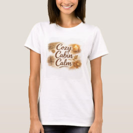 Camiseta Cozy Cabin Calm • Autumn HomeLife Comfort