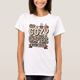 Camiseta Cozy Chapters Warm Cocoa Holiday