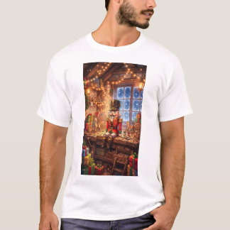 Camiseta Cozy Christmas Nutcracker Toy Workshop