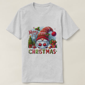Camiseta Cozy Christmas Sweatshirt with Santa Claus Design