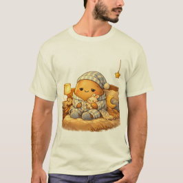Camiseta Cozy Potato In Pyjamas Bedtime Cartoon Art Print