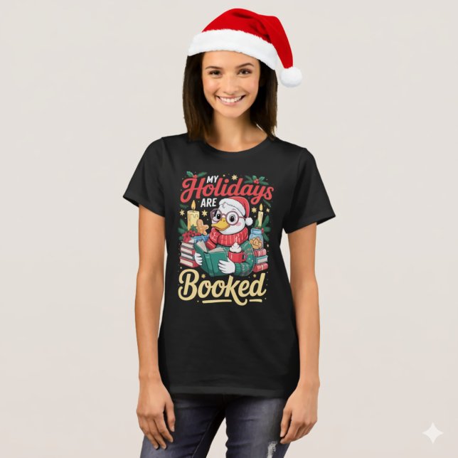 Camiseta Cozy Reading Duck Holiday Season Book Lover (Subido por el creador)