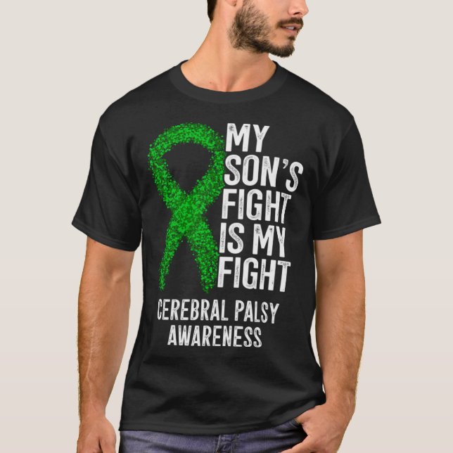 Camiseta CP My Son's Fight Is My Fight Cerebral Palsy Aware (Anverso)