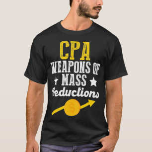 Camiseta CPA Armas Deducción Masiva Calcular Temporada de 