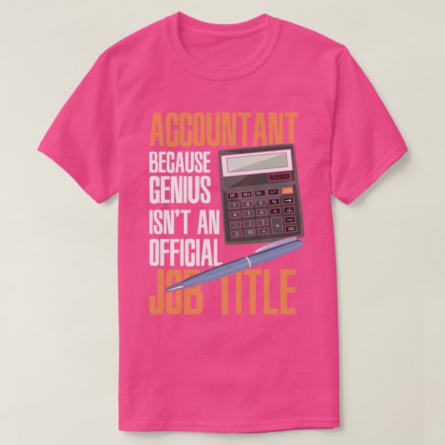 Camiseta CPA Bookkeeper Public Accountant Accounting Gift (Diseño del anverso)