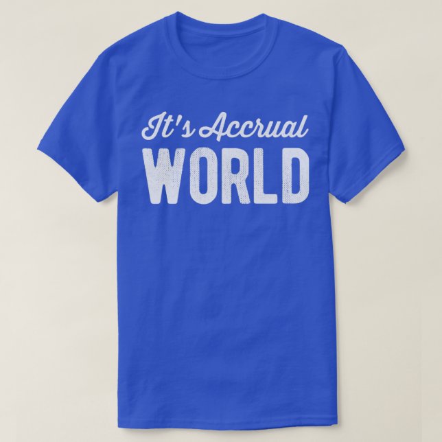 Camiseta CPA Pun de contable divertida mundial de interés d (Diseño del anverso)