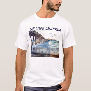 CAMISETA CPE DEL EMBARCADERO J DE LA PLAYA DEL OCÉANO, SAN