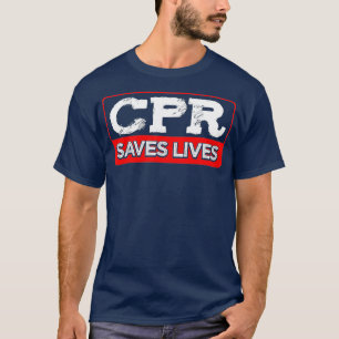 Camiseta CPR salva vidas de servicios paramédicos de emerg