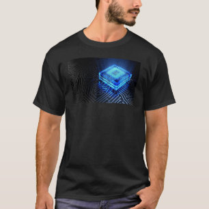 Camiseta Cpu Gamer Nerd Informático Cip Científico Pc