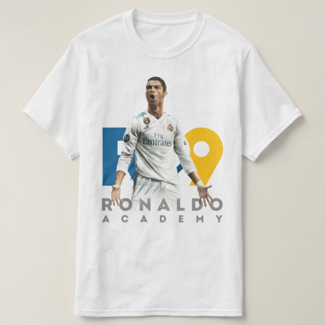 Camiseta CR7 Ronaldo Academy Football T-Shirt ⚽ (Diseño del anverso)
