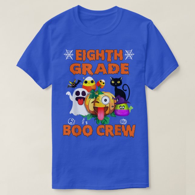 Camiseta Cr. BOO de séptimo grado de gatito negro de calaba (Diseño del anverso)
