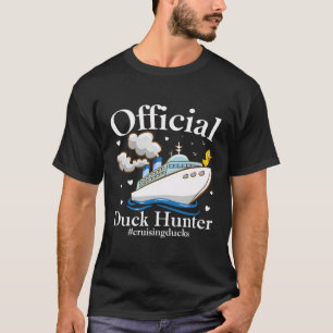 Camiseta Cr: Cazador oficial de pato divertido
