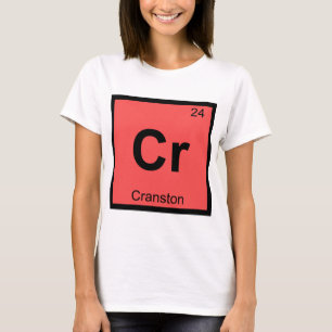 Camiseta Cr - Cranston Rhode Island Símbolo de la Ciudad Qu