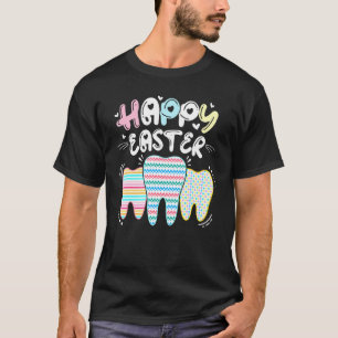 Camiseta Cr Higiénico Dental De Pascua Feliz De Pascua