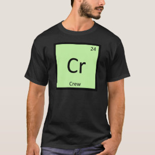 Camiseta Cr - Tripulación Química Deportiva Símbolo De Mesa