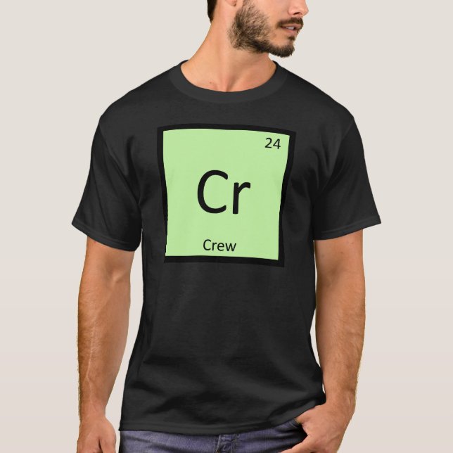 Camiseta Cr - Tripulación Química Deportiva Símbolo De Mesa (Anverso)