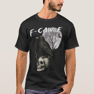 Camiseta Crá Crá Cuervo Negro Juego de Palabras Pájaro Graz