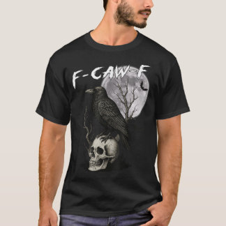 Camiseta Crá Crá Cuervo Negro Juego de Palabras Pájaro Graz