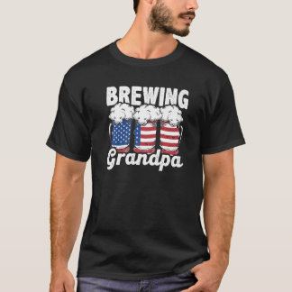 Camiseta Cra de cerveza de vinificación para el abuelo