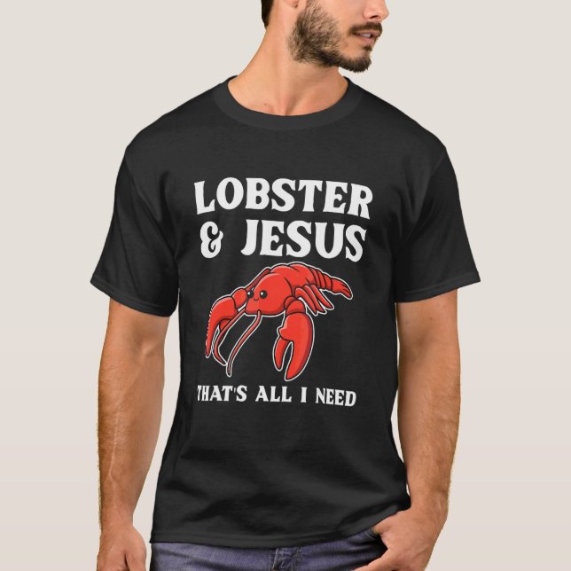 Camiseta Crab Boil Seafood For A Lobster (Anverso)