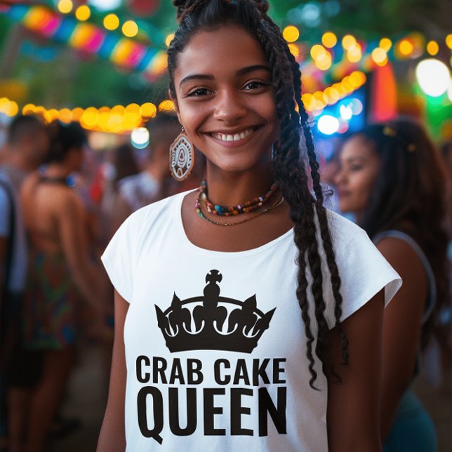 CAMISETA CRAB CAKE QUEEN LADIES T-SHIRS (Subido por el creador)