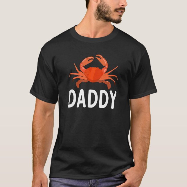 Camiseta Crab, dueño del cráter, papá (Anverso)