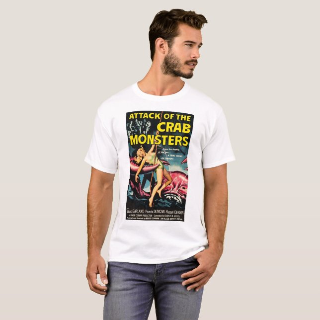 Camiseta Crab, horror movie vintage poster (Anverso completo)