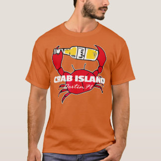Camiseta Crab Island Destin Fiesta FL Sandbar Souvenir