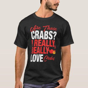 Camiseta Crab Lover Me Encanta Realmente El Cangrejo