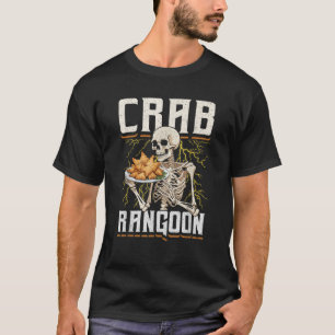 Camiseta Crab Rangoon Skeleton Funny Food Costume chino