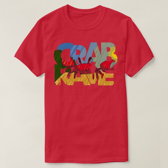 Camiseta Crab Rave Pegatina Classic TShirt (Diseño del anverso)