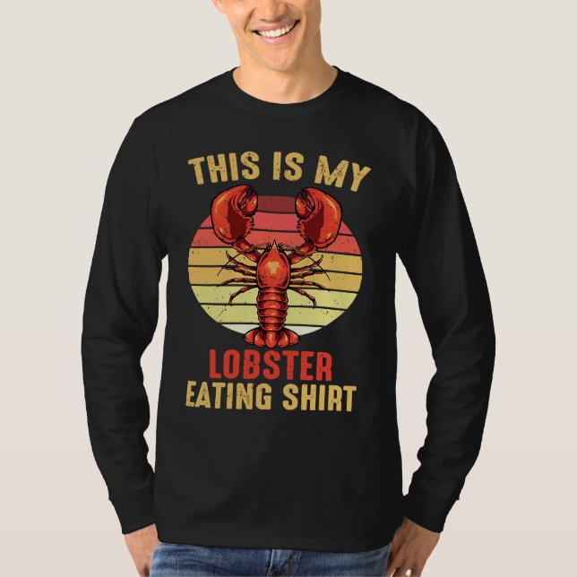 Camiseta Crab This Is My Lobster Eating  Shellfish Chef (Anverso)
