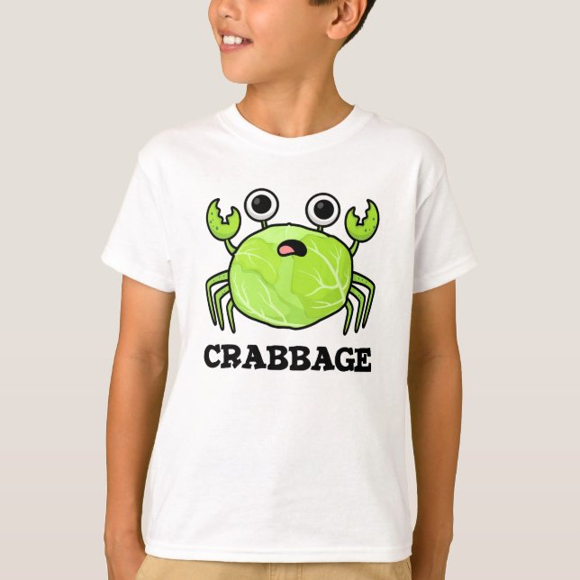 Camiseta Crabbage Funny Cabbage Crab Pun (Anverso)