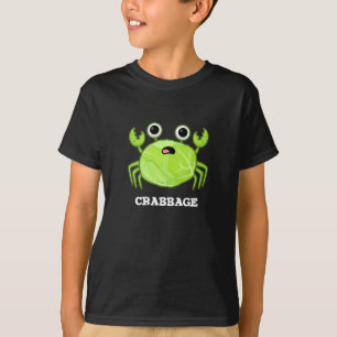 Camiseta Crabbage Funny Cabbage Crab Pun Dark BG