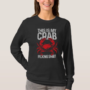 Camiseta Crabbing Este Es Mi Recogida De Cangrejo