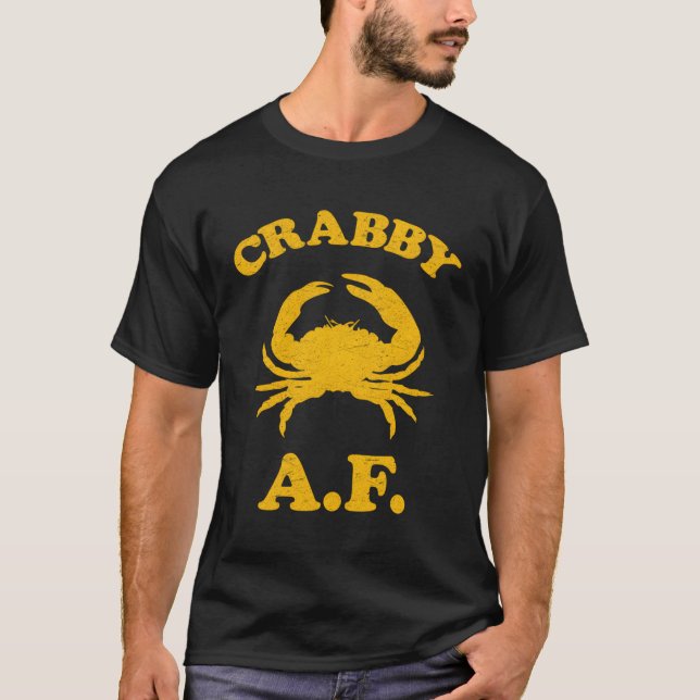 Camiseta Crabby A F Crab Vintage (Anverso)