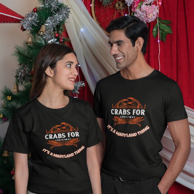Camiseta Crabs for Christmas – It’s a Maryland Thing Shirt (Subido por el creador)