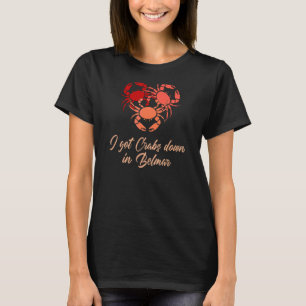 Camiseta Crabs Sea Life Belmar Nj Ocean Seafood Summer