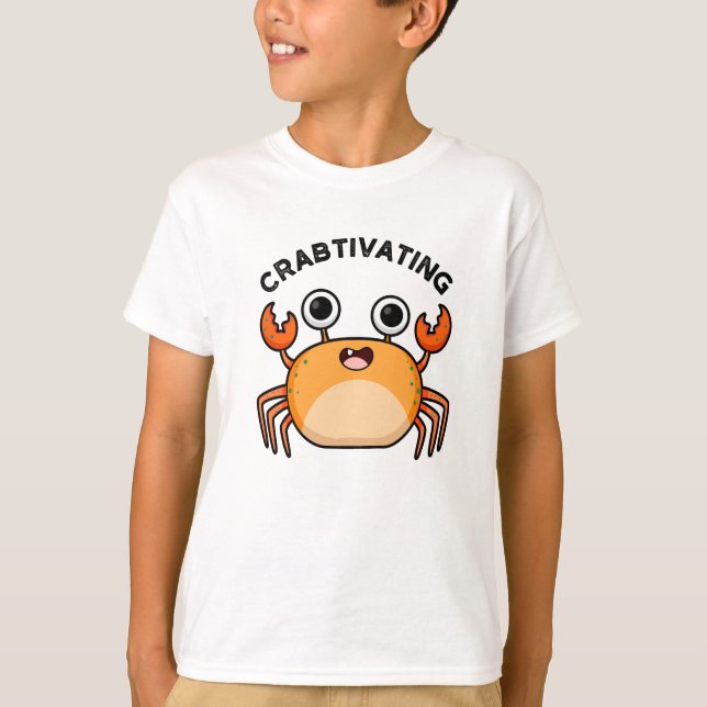 Camiseta Crabtivando divertido cangrejo (Anverso)