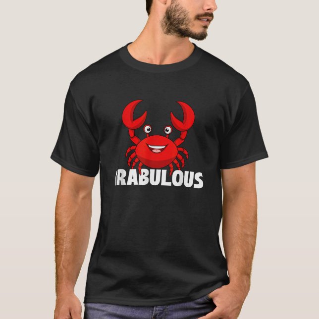 Camiseta Crabulous Crustaceae Crab Seafleis Crabbing C (Anverso)