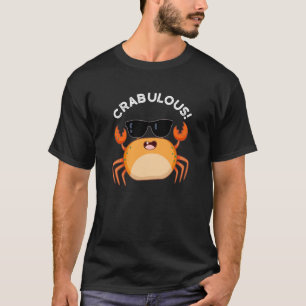 Camiseta Crabulous Funny Crab Pun Dark BG