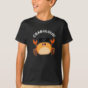 Camiseta Crabulous Funny Crab Pun Dark BG