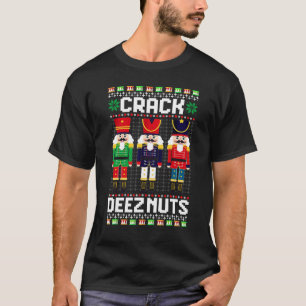 Camiseta Crack Deez Nutcracker Nut Xmas Pajama Matchin