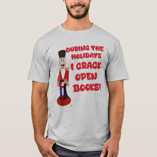 Camiseta Crack Open Books Humor de lectura de vacaciones