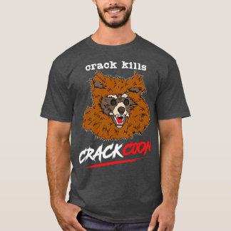 Camiseta Crackcoon Crack mata arte de fans