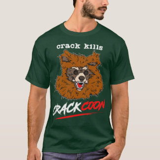 Camiseta Crackcoon Crack mata arte de fans