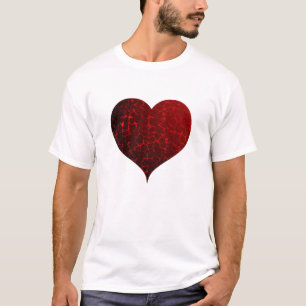 Camiseta Cracked Heart - Valentines Day
