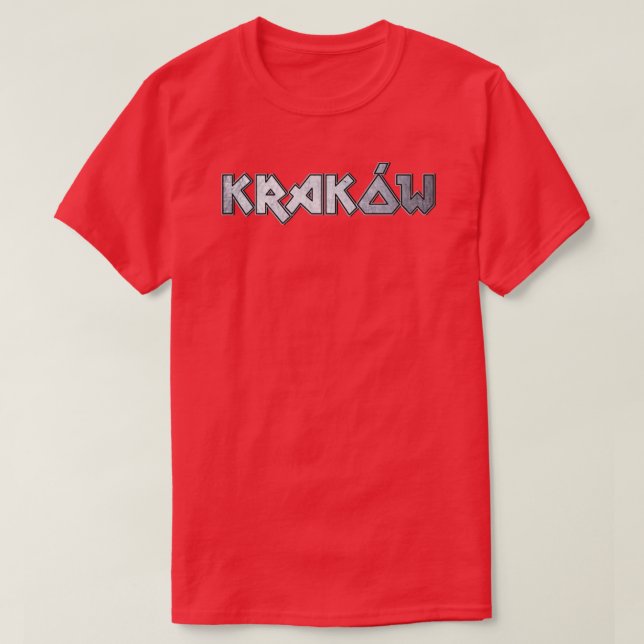 Camiseta Cracovia metalizado (Diseño del anverso)